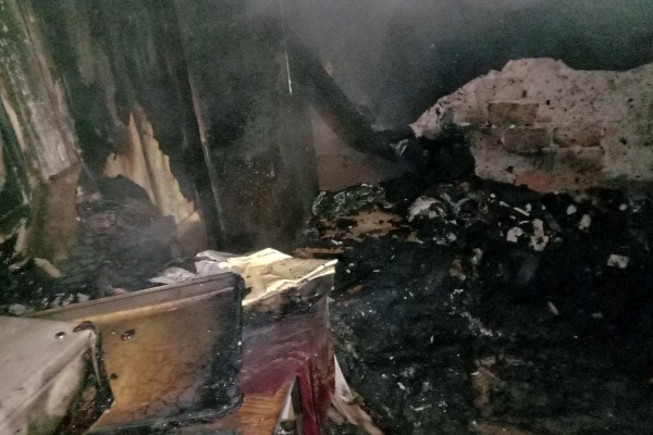 При пожаре в Гагаринском районе погиб мужчина