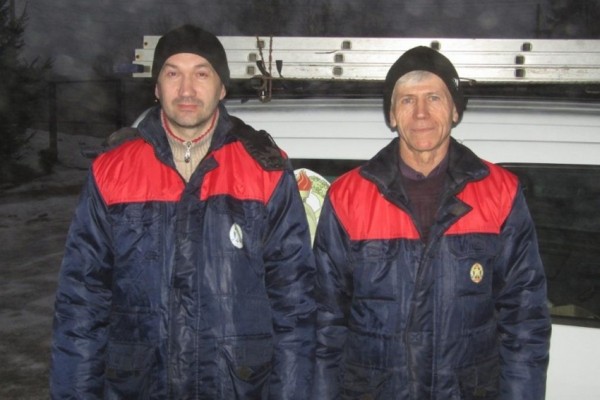 Двое сотрудников Починковского ВДПО помогли спасти из пожара человека