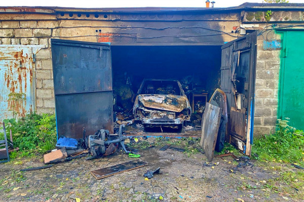 В Смоленской области за сутки горели два гаража