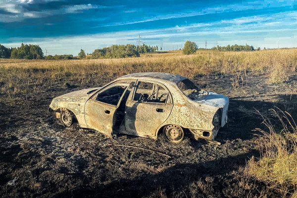 В Смоленской области на ходу загорелся «Chevrolet Lanos»
