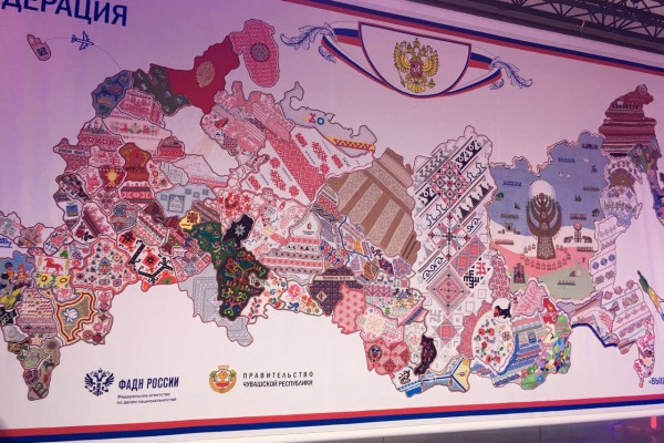 Смоленская область появилась на «Вышитой карте России»