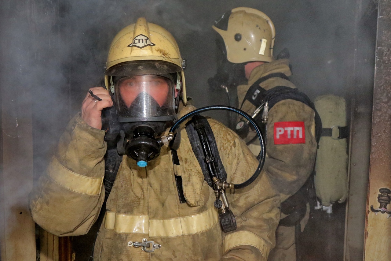 В Починковском районе ночью сгорела баня