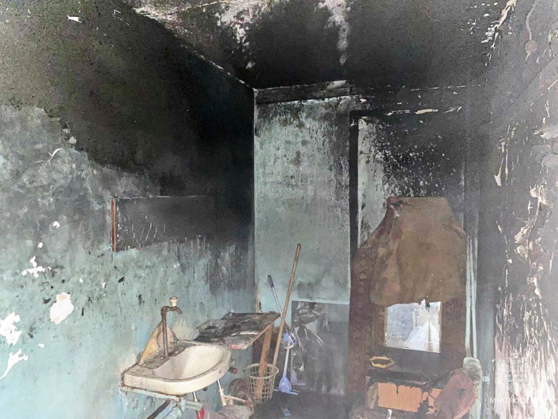 Ночью в Вязьме случился пожар в пятиэтажке