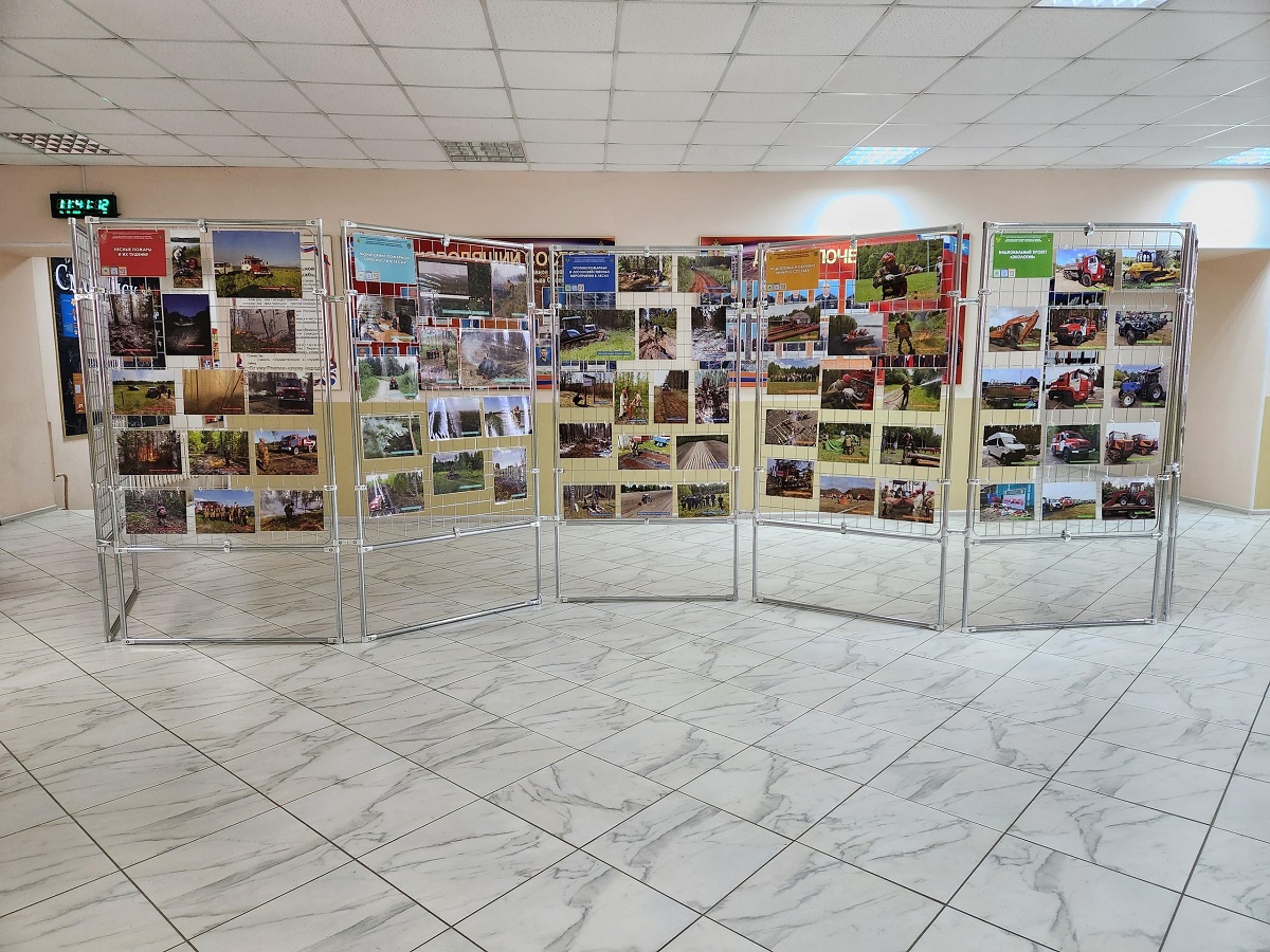 В Смоленске открылась фото-выставка, посвящённая итогам пожароопасного сезона