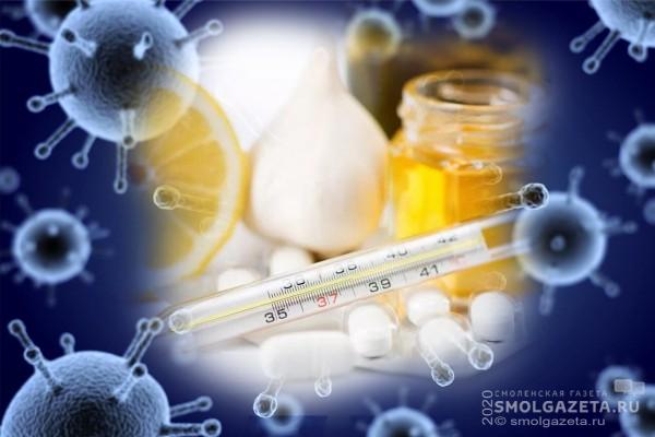 В Смоленской области выросло число заболевших гриппом и ОРВИ