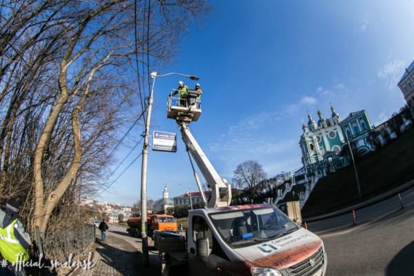 14600 светильников заменили в Смоленске в рамках проекта модернизации уличного освещения