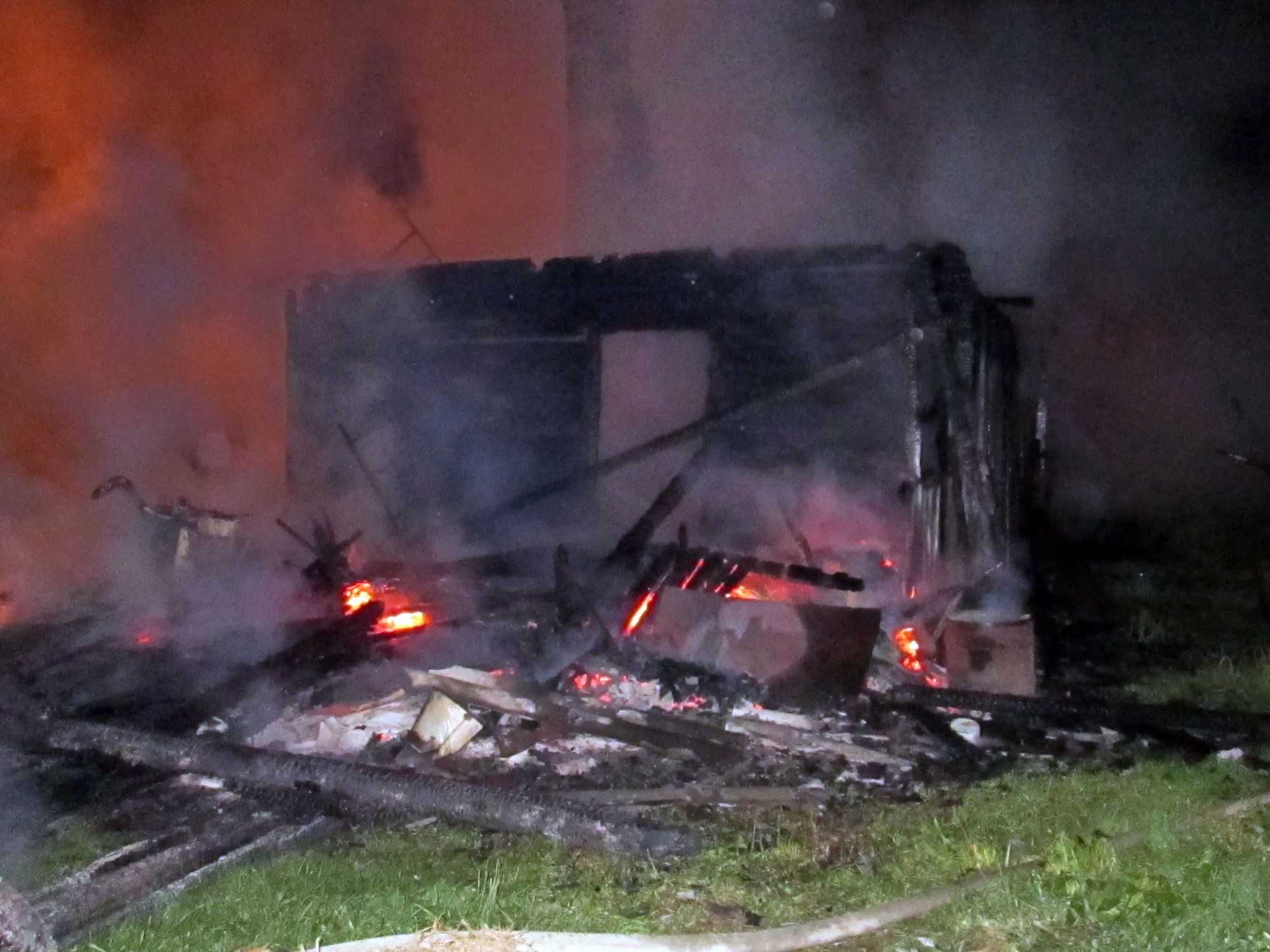 За сутки в Смоленской области горели два частных дома