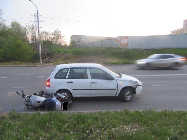 Подростки на мотоцикле попали в страшное ДТП в селе Новодугино