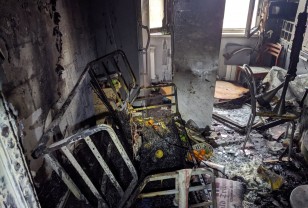 В Смоленске тушили пожар в многоэтажке на Королевке