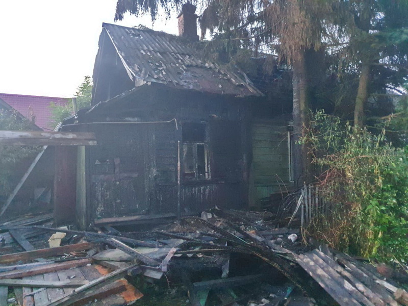 Пожар в Кардымовском районе унёс жизнь мужчины