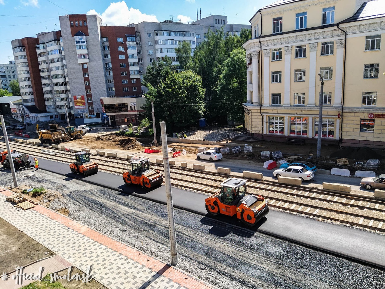 Какие дороги отремонтируют в Смоленске до конца года