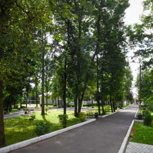 В Сычевке благоустроили городской парк