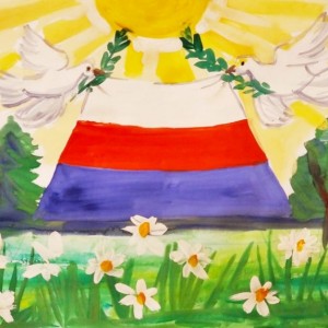 В Смоленске прошёл конкурс рисунков «Гордо реет флаг Российский!»
