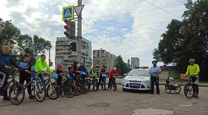 В Рославле прошла акция «Внимание велосипедисты»