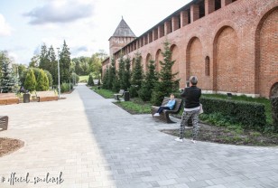 В Смоленске завершается благоустройство парка Пионеров