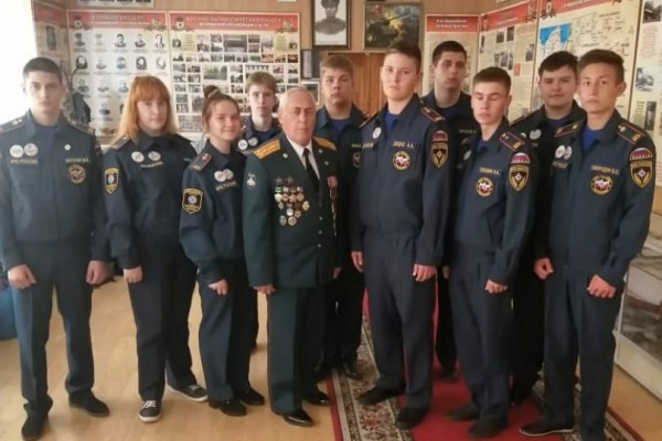 Ученики класса пожарно-спасательного профиля посетили музей 1-й танковой армии