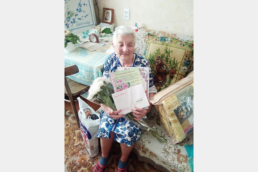 В День города смолянке Нине Абрамовне Семченковой исполнилось 95 лет