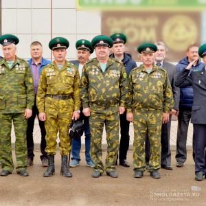 В Смоленске торжественно открыли улицу Пограничников