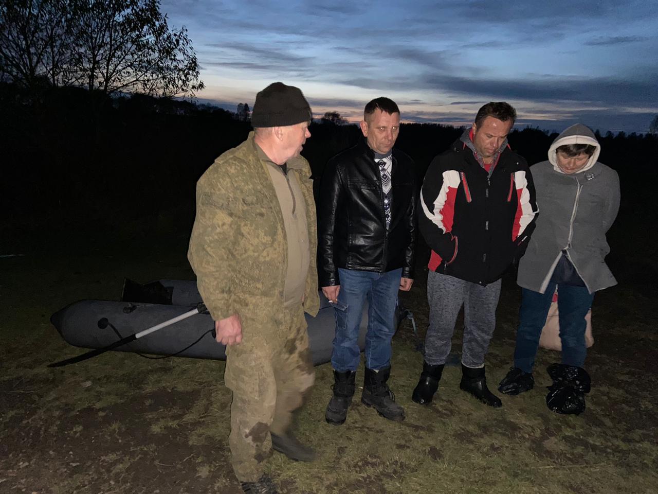 В Смоленской области иностранцы пытались проникнуть в Россию на надувной лодке