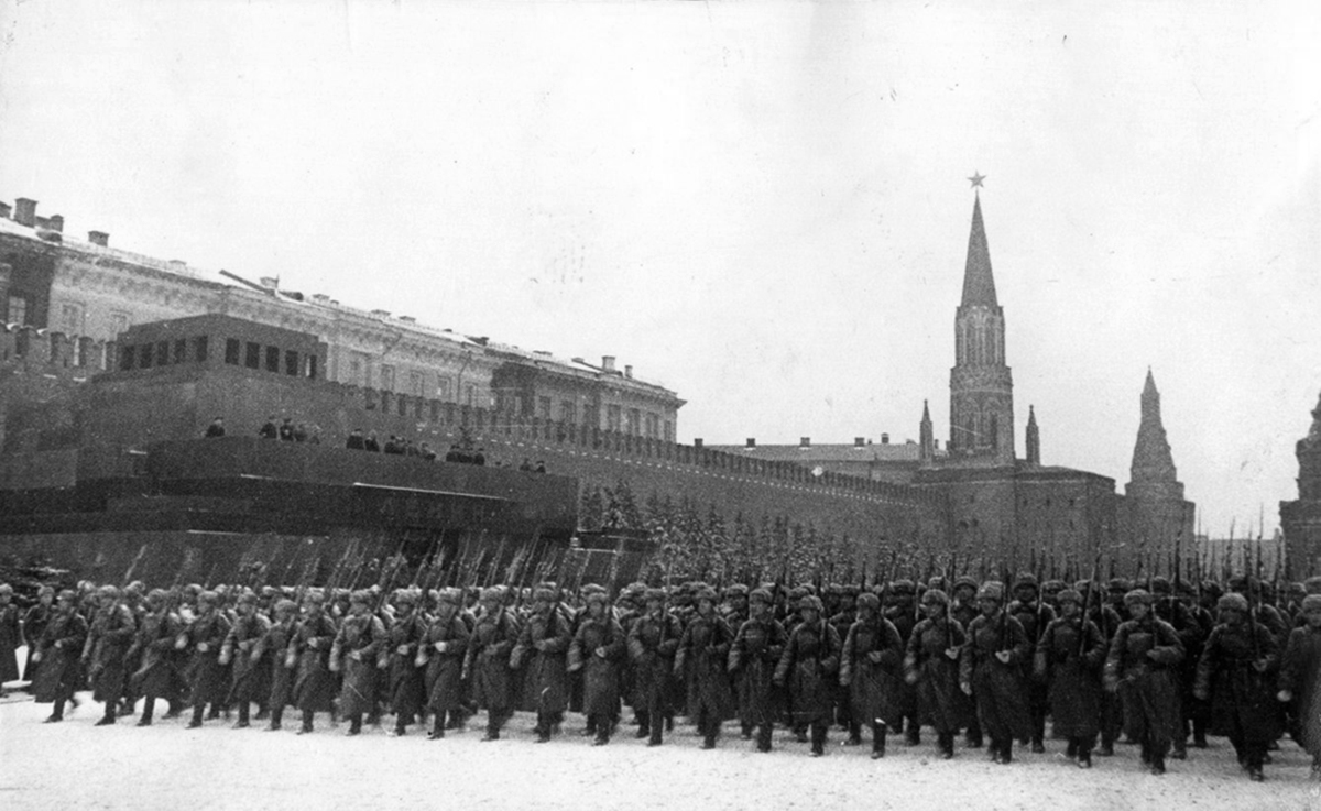 Парад 7 Ноября 1941 Фото