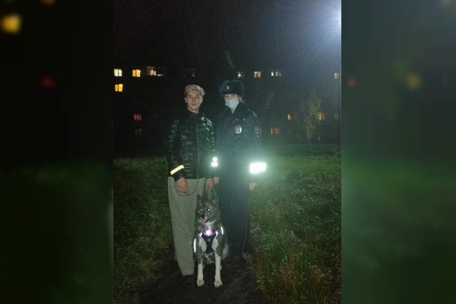 В Сафонове полицейские призвали владельцев собак стать более заметными