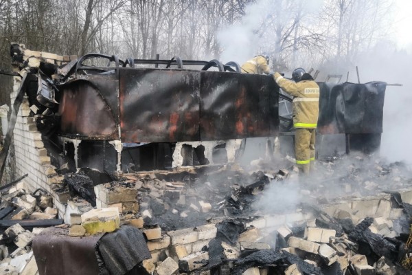 В Смоленской области за сутки сгорели две дачи 