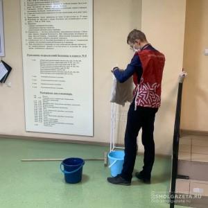 Смоленские волонтёры помогают перепрофилировать корпус областной больницы