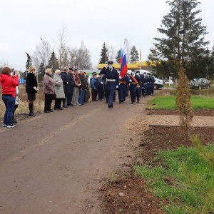 В Гагарине открыли памятник Герою Алексею Румянцеву