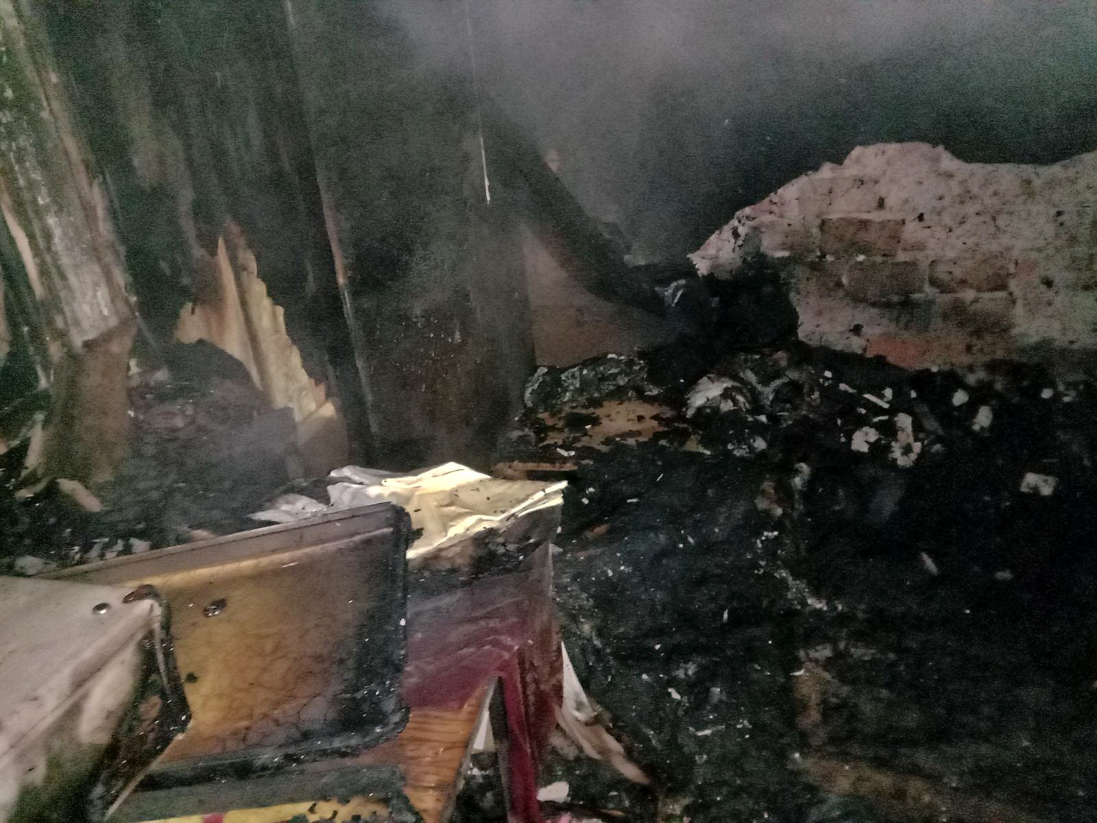При пожаре в Гагаринском районе погиб мужчина