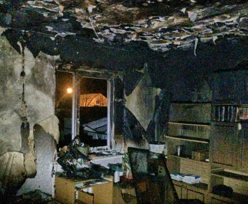 В Смоленском районе в деревне Богородицкое сгорела квартира