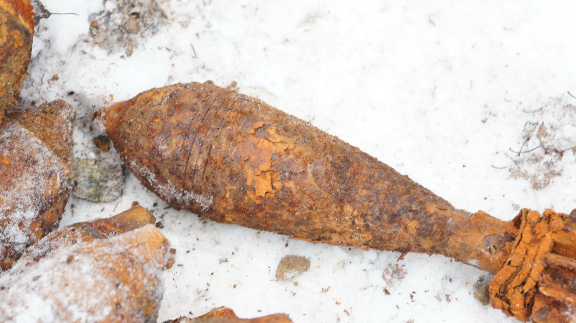 Боеприпасы времён войны нашли в Смоленске на улице Кашена