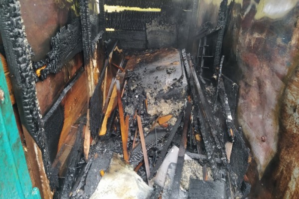 При пожаре в Дорогобужском районе погиб мужчина