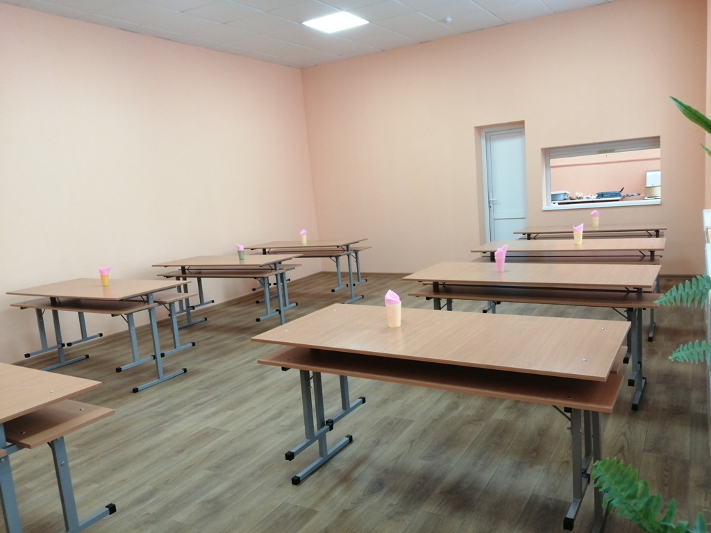 В Прудковской средней школе отремонтировали столовую