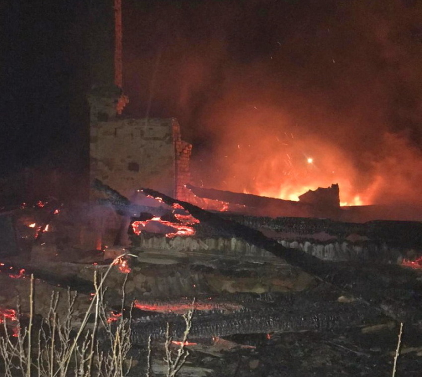 В Дорогобужском районе при пожаре погиб мужчина