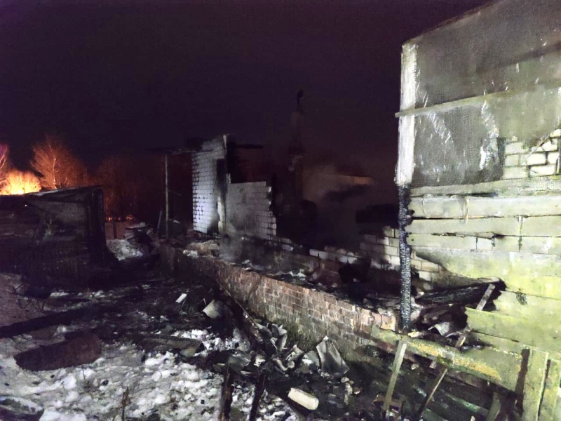 В Смоленской области при пожаре в доме погиб мужчина