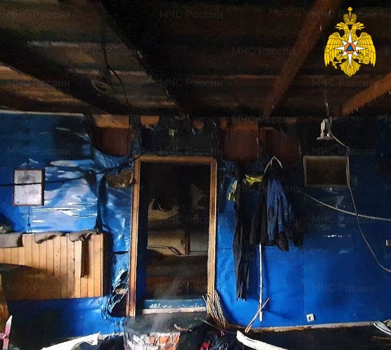 Смолянин пострадал при пожаре в гараже в Рославле