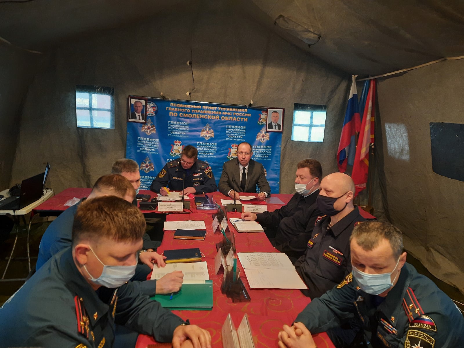 Смоленщина приняла участие во Всероссийском командно-штабном учении МЧС