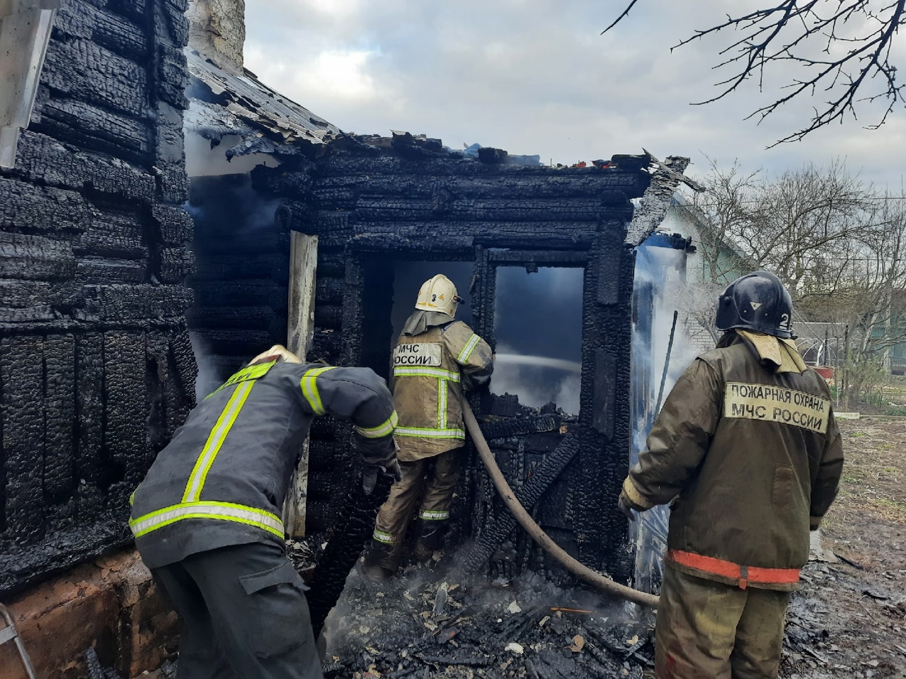 В Смоленске при пожаре пострадал мужчина