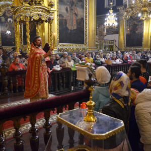 В Смоленске в Свято-Успенском кафедральном соборе прошли Пасхальные богослужения 