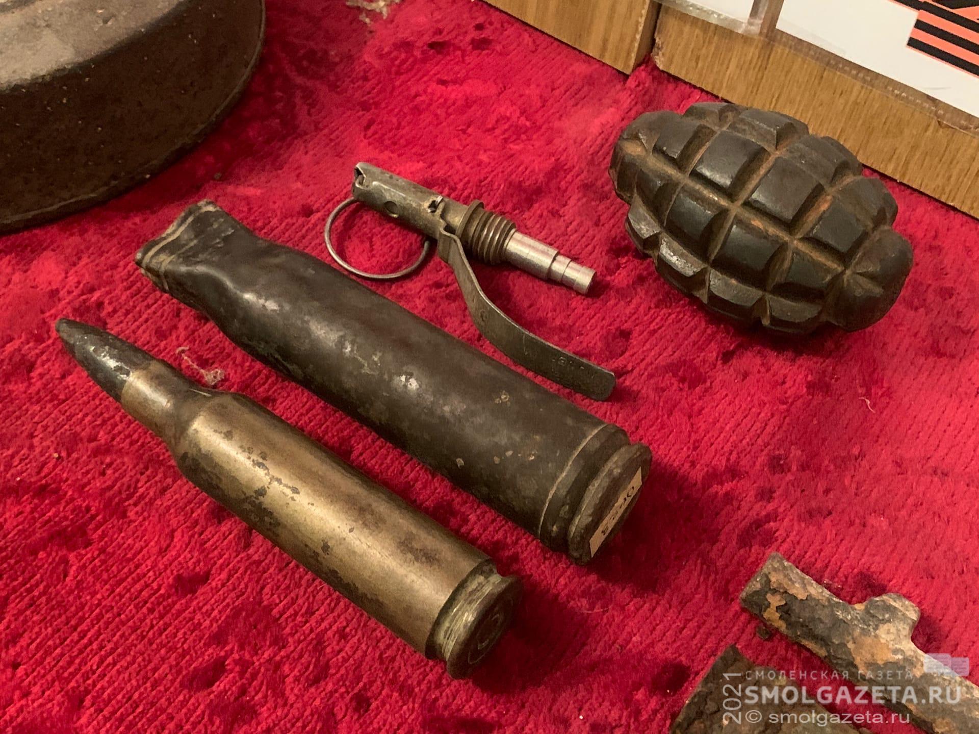 В Смоленской области обезвредили 29 артснарядов и противотанковую мину