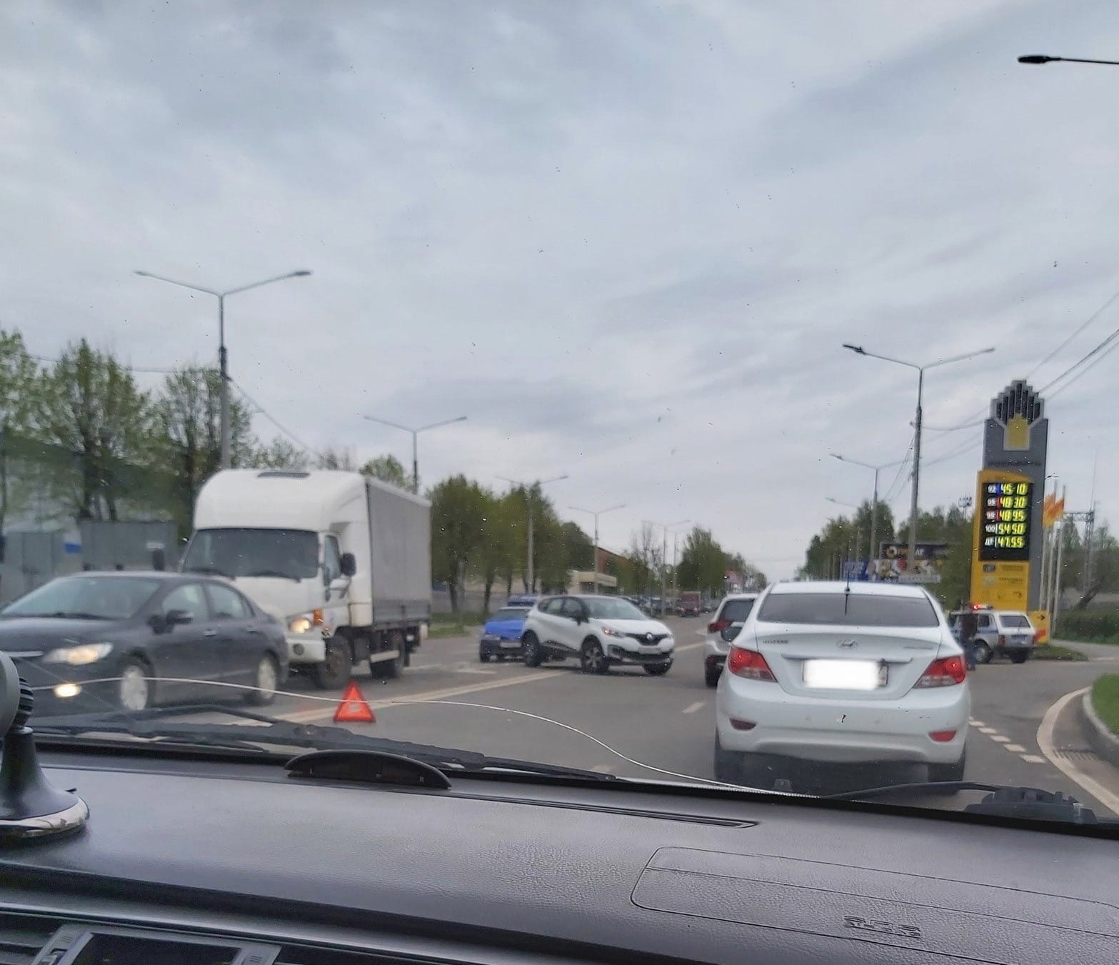 В Смоленске на улице Кутузова произошла авария