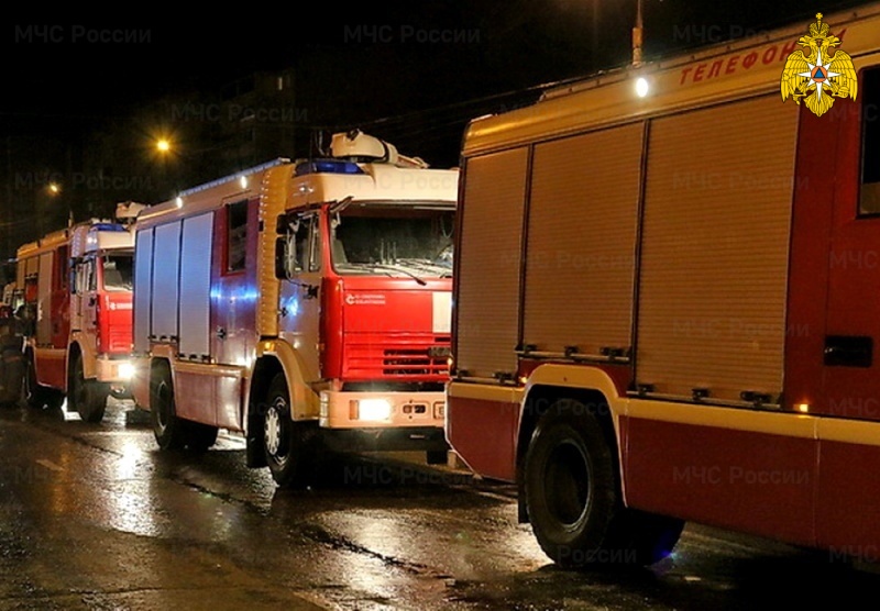 В Смоленске на улице 25 Сентября произошло короткое замыкание в помещении