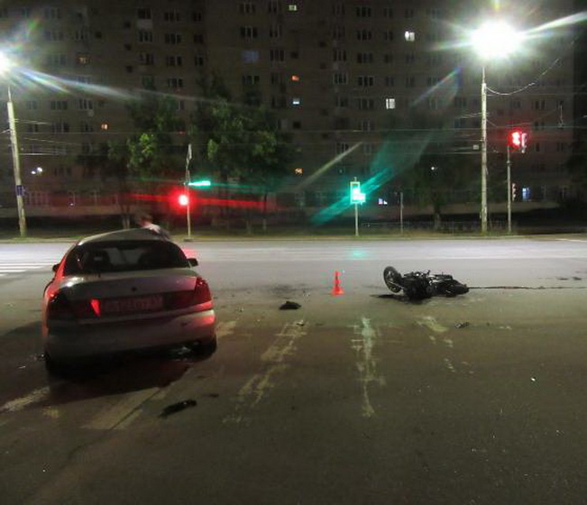 В Смоленске ищут свидетелей ДТП, в котором пострадал мотоциклист