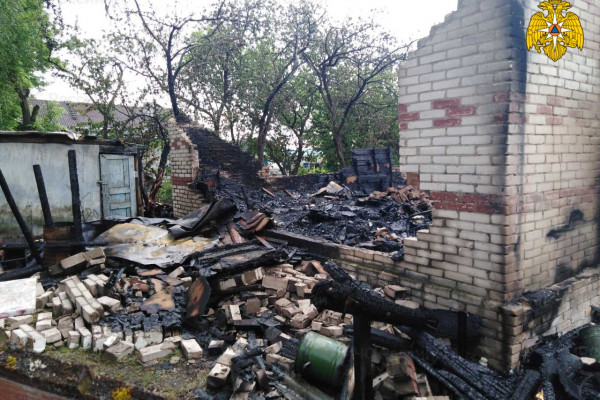 В Гагаринском районе при пожаре погиб мужчина