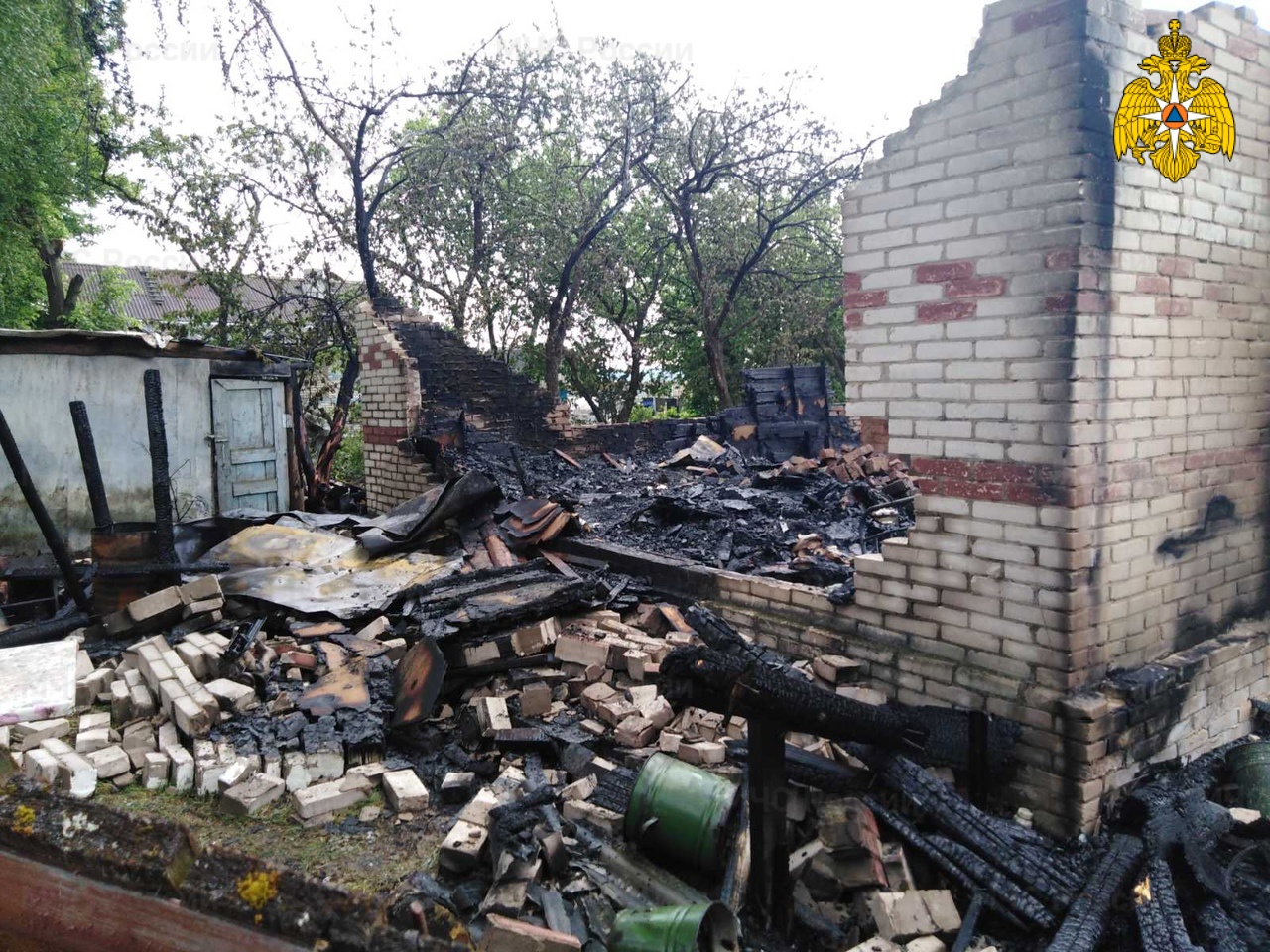 В Гагаринском районе при пожаре погиб мужчина