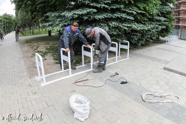 В Смоленске велопарковку в сквере за памятником Федору Коню перенесут