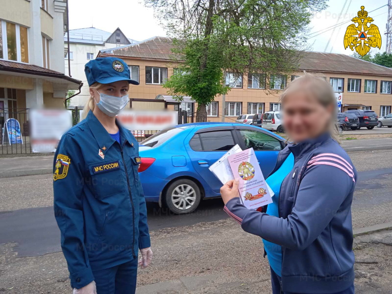 Жителям Вязьмы напомнили о пожарной безопасности
