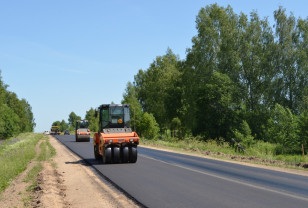 Смоленскавтодор ремонтирует дорогу Рославль-Ельня-Дорогобуж-Сафоново