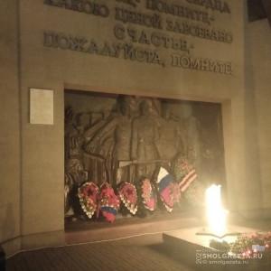 В Смоленске, Вязьме и Ельне зажглись «Лучи Победы»