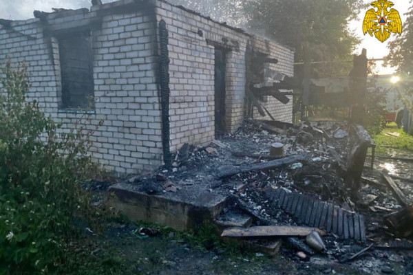 В Смоленском районе при пожаре погиб мужчина